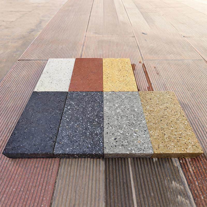 PC砖仿石材透水砖人行道广场砖仿芝麻灰烧面地铺石混凝土烧结砖,淘宝优惠券,粉丝福利购,淘宝优惠卷