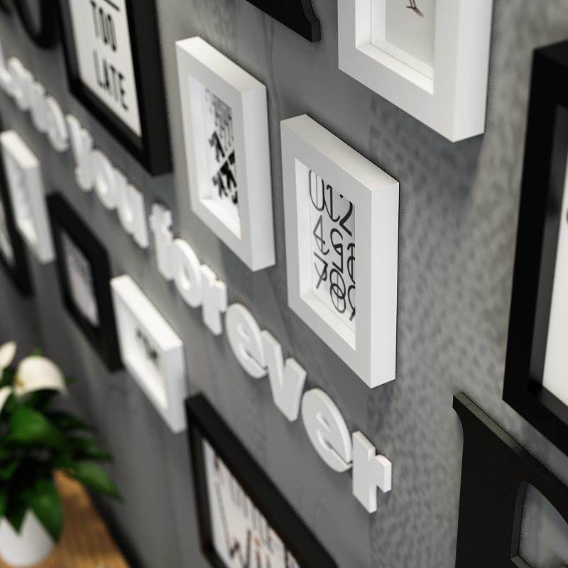 包邮夏塞里奥实木相框创意照片墙/相框墙/相框组合,淘宝优惠券,粉丝福利购,淘宝优惠卷