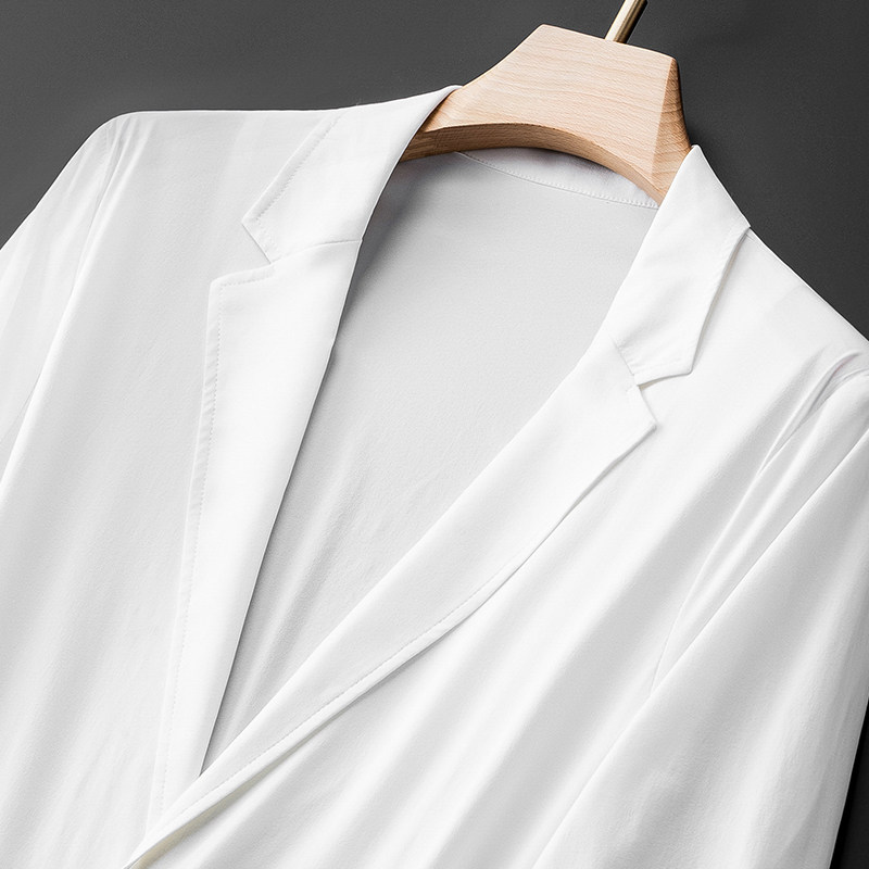 夏季轻薄款加大码男装休闲单西外套特大号宽松冰丝弹力西装防晒衣,淘宝优惠券,粉丝福利购,淘宝优惠卷