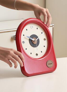 wozoom客厅台式座钟简约装饰品玄关电视柜高端大气桌面摆件