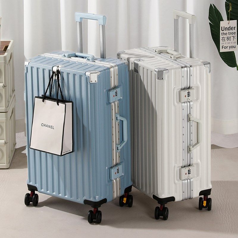 多功能行李箱水杯架拉杆箱充电铝框行李箱静音万向轮男女学生皮箱,淘宝优惠券,粉丝福利购,淘宝优惠卷