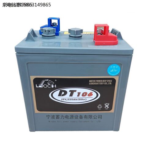 玛西尔观光车DT106蓄电池游览车升降机理士6V225AH电Z动餐车电瓶 - 图3