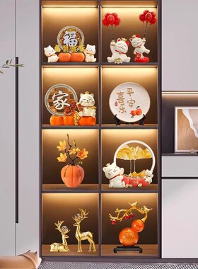 新房酒柜电视柜装饰品摆件家居餐边柜玻璃柜客厅玄关乔迁新居礼物