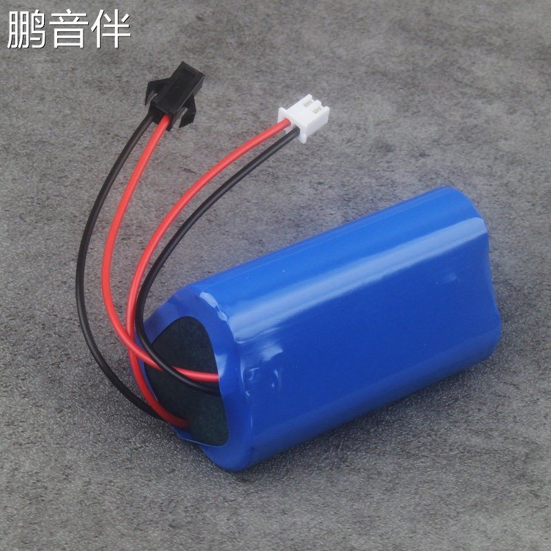 鹏音18650锂电池组11.1V双插头大功率筋膜枪小熊压面机车载吸尘器电池拉车,淘宝优惠券,粉丝福利购,淘宝优惠卷
