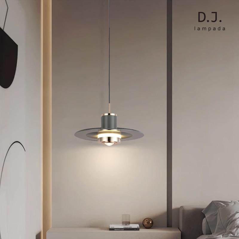 全光谱护眼床头吊灯设计感飞碟卧室吊线灯轻奢奶油风吧台餐厅吊灯,淘宝优惠券,粉丝福利购,淘宝优惠卷