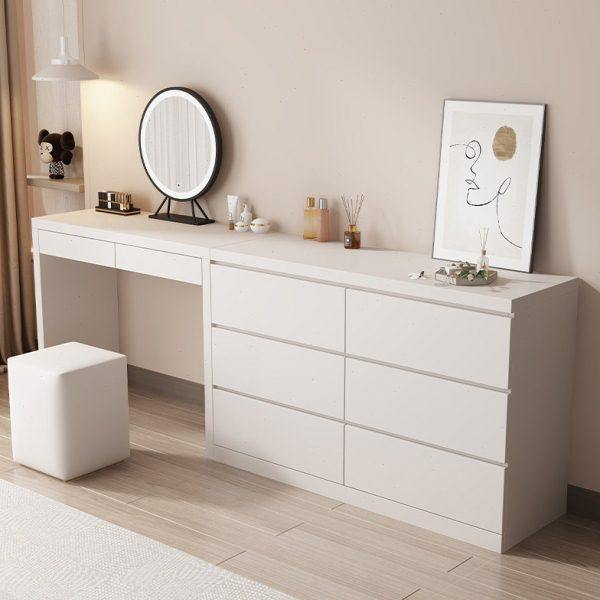 梳妆台卧室现代简约斗柜化妆台一体组合新款高级床尾收纳柜化妆桌,淘宝优惠券,粉丝福利购,淘宝优惠卷