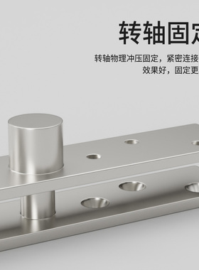 鸡嘴天地铰链门轴上下转轴旋转不锈钢铰链轴柜门360度一字门隐藏