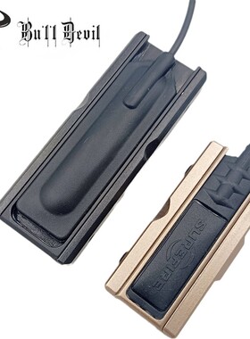 WADSN沃德森PEQ-15镭射金属鼠尾卡槽20MM导轨线控开关固定配件