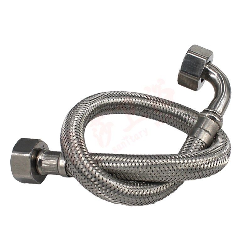热水器软管带弯头马桶角阀小便池不锈钢90度编织4分弯头进水软管,淘宝优惠券,粉丝福利购,淘宝优惠卷