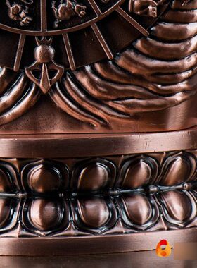 家用工艺用品摆件室内摆件合金做旧十相自在家居摆件