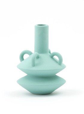 简约创意葫芦造h型花瓶摆件插花落地客厅玄关样板房间售楼处装饰