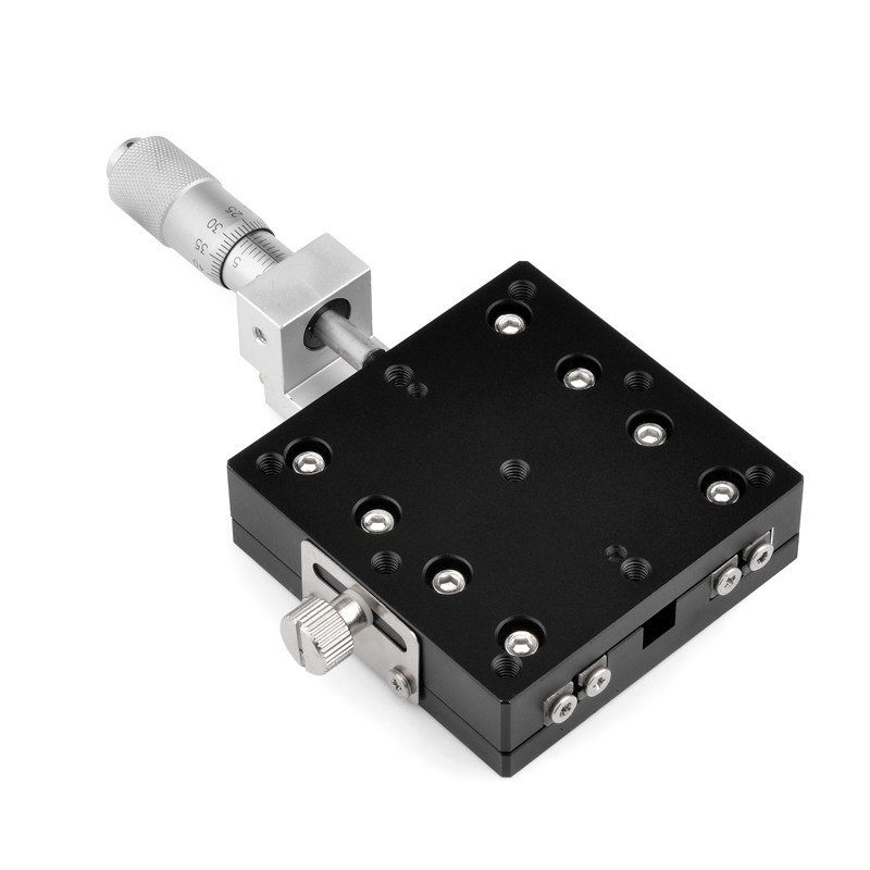 X轴位移平台光学LX30/40/60/80/90//125手动精密微调一体滑台 - 图0