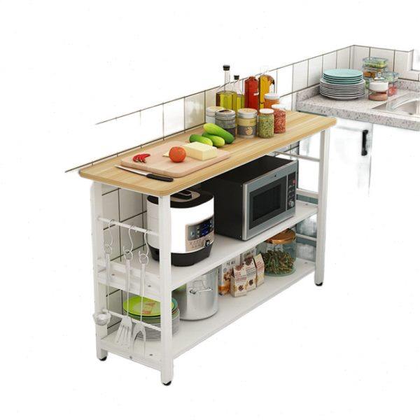 厨房桌子切菜桌微波炉置物架落地式烤箱收纳柜储物台柜子一件起批,淘宝优惠券,粉丝福利购,淘宝优惠卷