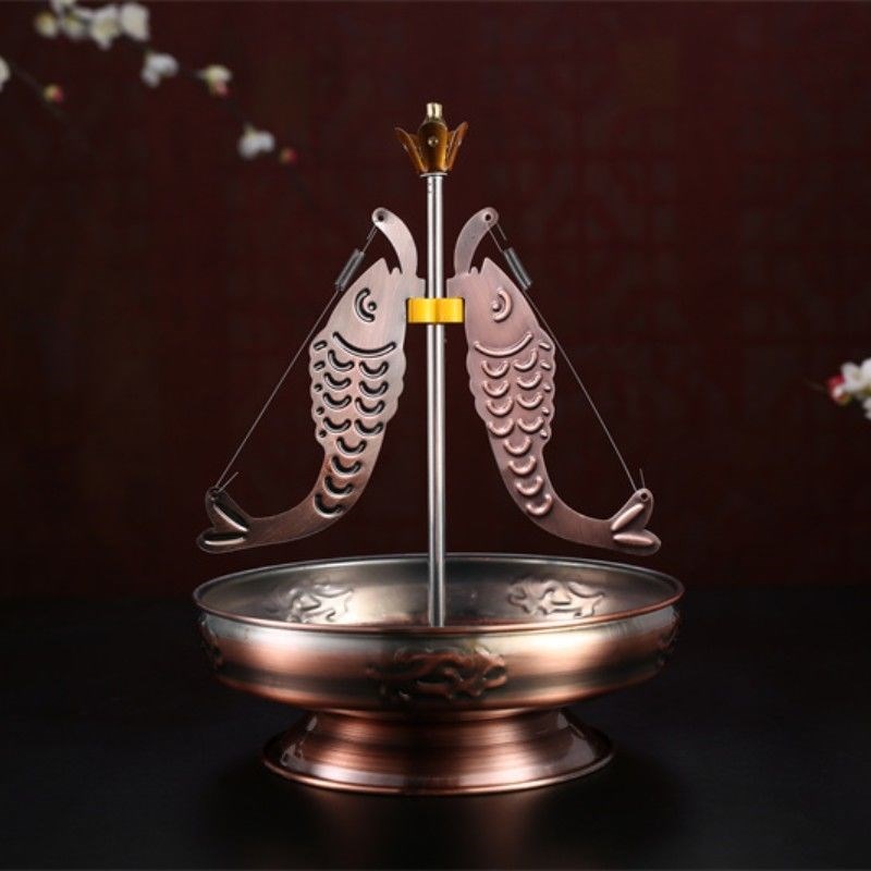 檀香专用c盘香架香托 家用 供香塔香盘24小时盘香炉香架盘香支架 - 图0