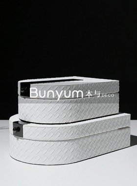 现代简约样板房间轻奢软s装饰品盒首饰盒家居客厅卧室梳妆台收纳