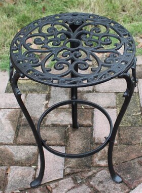 别墅花几托d办公室花创意花架置物架花盆架酒店家居摆件欧式铸铁