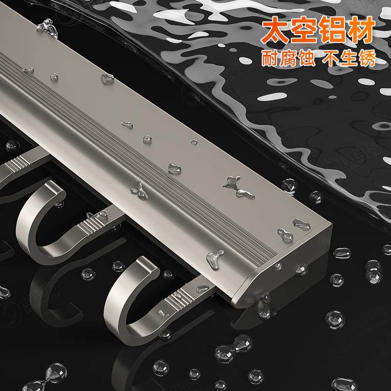 枪灰色免打孔厨房挂钩架挂杆壁挂多功能厨具挂架勺子铲子置物马小,淘宝优惠券,粉丝福利购,淘宝优惠卷