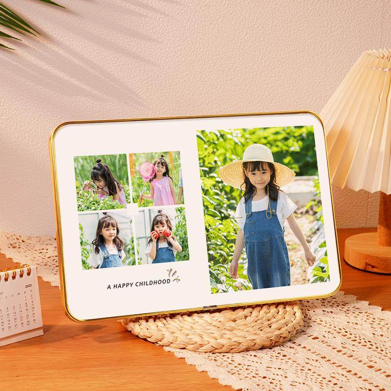 A6L相框摆台洗照片定 制做成水晶儿童宝宝周岁写真照放大挂墙相片,淘宝优惠券,粉丝福利购,淘宝优惠卷