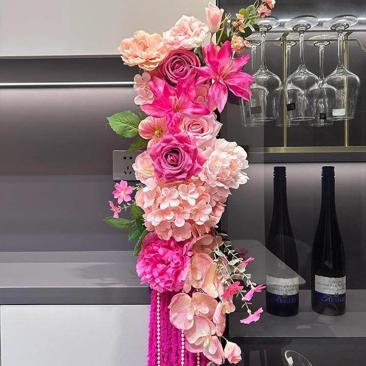 婚房摆件仿真花婚庆红色新房客厅装饰花婚礼布置结婚插花抱抱桶,淘宝优惠券,粉丝福利购,淘宝优惠卷