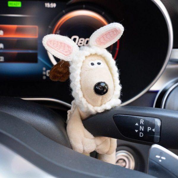 怀挡装饰方向盘档把中控屏幕西高地玩偶公仔转向灯汽车内装饰摆件,淘宝优惠券,粉丝福利购,淘宝优惠卷