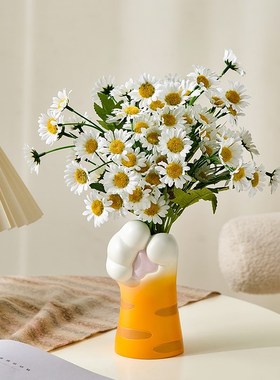 创意猫爪花瓶电视柜装饰摆件玄关客厅家J居办公室桌面生日礼物女