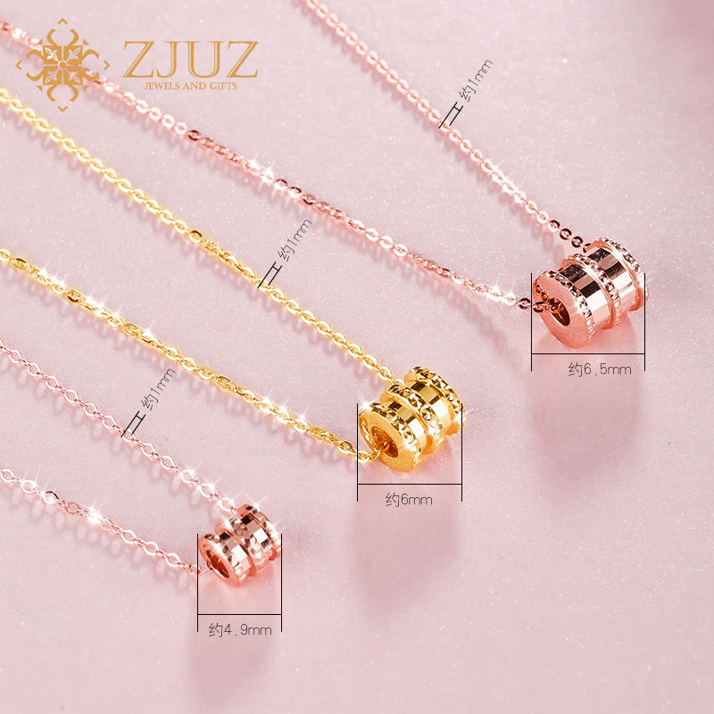 金小蛮腰项链玫瑰金弹簧项链黄金锁骨链彩金项链坠送女友 ZJUZ18K 金小蛮腰项链玫瑰金弹簧项链黄金锁骨链彩金项链坠送女友 ZJUZ18K