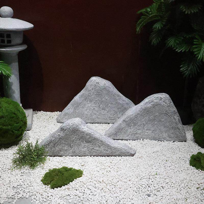 庭院造景装饰仿真假石头室内软装雪浪石组合样板间景观石道具摆件,淘宝优惠券,粉丝福利购,淘宝优惠卷