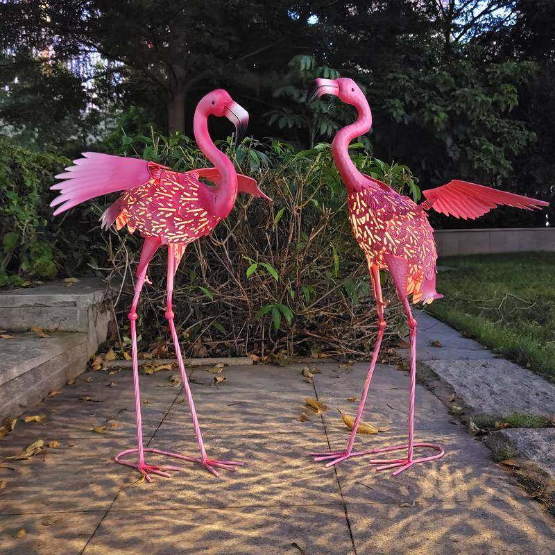 鸟村法式田唯美#051 #05拍摄道具乡庭院装饰铁艺透光展园翅火烈带,淘宝优惠券,粉丝福利购,淘宝优惠卷