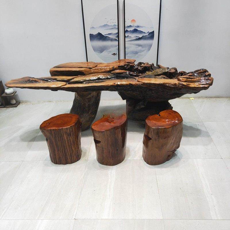 根雕桩凳实木墩子原木子桩木底座茶几茶树桌配凳EKL大板支架原木,淘宝优惠券,粉丝福利购,淘宝优惠卷