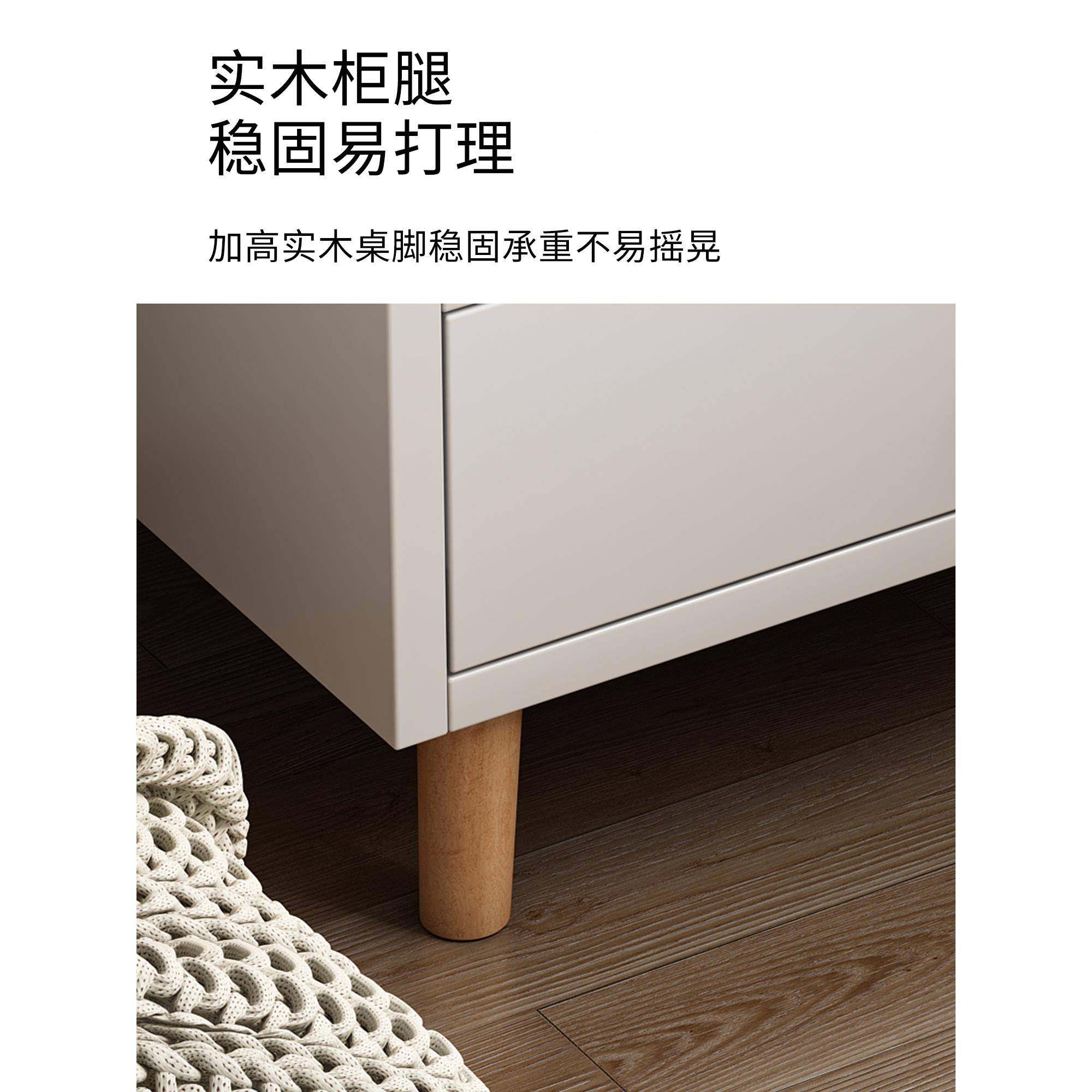 床头头柜简约现代实木1床头柜腿物柜款小型简易卧室家用2025新储,淘宝优惠券,粉丝福利购,淘宝优惠卷