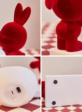 婚兔子长明灯婚结礼物送SHBJ1703新人床高档实用小众高级新婚朋友