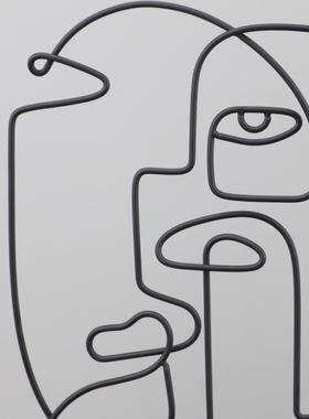 代简1042约何铁艺线人脸摆条件客几厅书房玄关电视柜办现公室家居