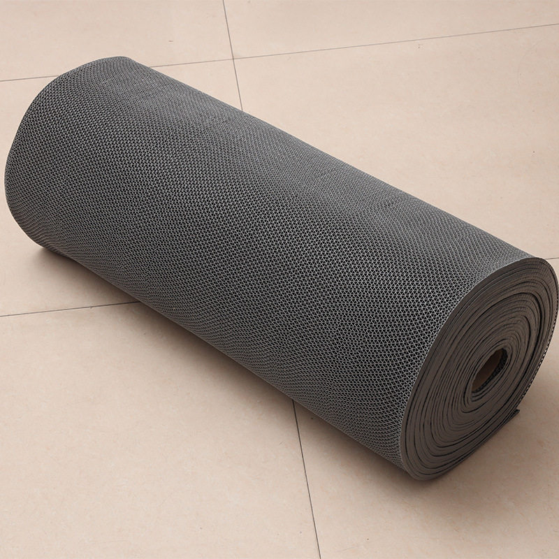 S-shaped hollow mesh carpet kitchen bathroom pvc plastic anti-slip mat mesh leaking rubber floor mat