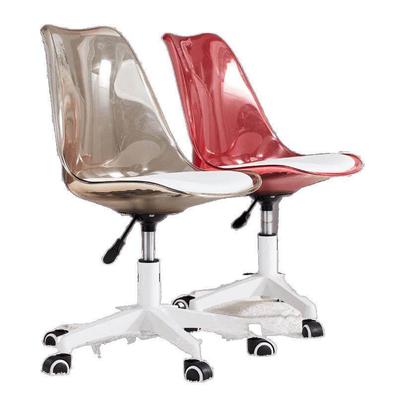 亚克力透明电脑椅转转椅滑家用书房旋降凳子前台学生升办公无品牌,淘宝优惠券,粉丝福利购,淘宝优惠卷