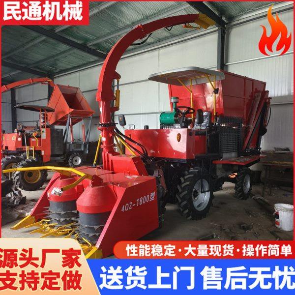 全自动轮式圆盘青储机 玉米秸秆粉碎青储机 自卸式牧草收获机,淘宝优惠券,粉丝福利购,淘宝优惠卷
