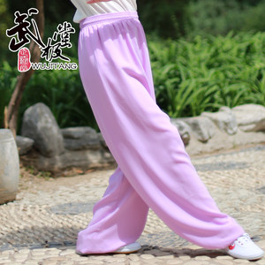 武极堂夏季春秋八段锦太极裤太极拳练功裤男灯笼裤太极服武术裤子
