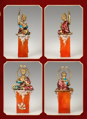 神话齐天大圣孙悟空猴子全铜斗战胜佛客厅书房玄关书房.装饰铜摆