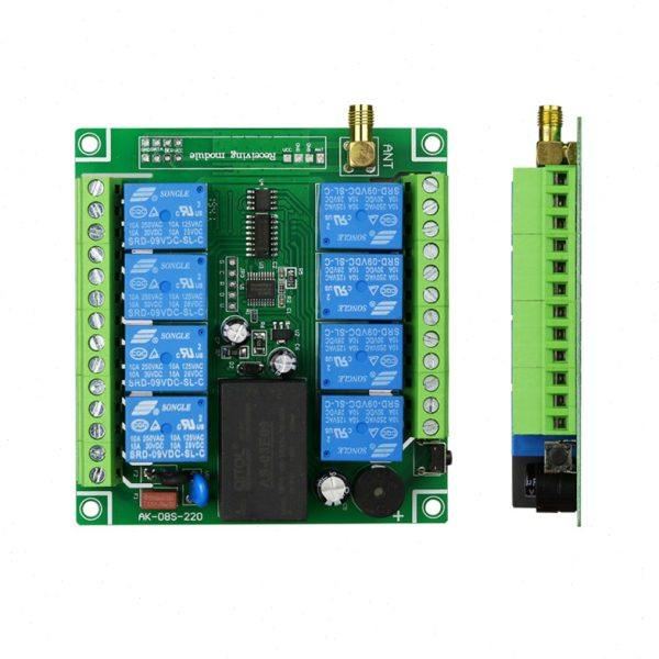 220V 12V24V无线遥控开关8路继电器电控箱36v48v灯具智能家用开关,淘宝优惠券,粉丝福利购,淘宝优惠卷