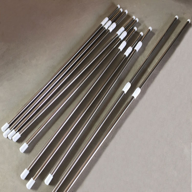 手持伸缩旗杆加厚不锈钢户外导游杆2米手摇3米收缩杆2.5米定制旗 - 图0