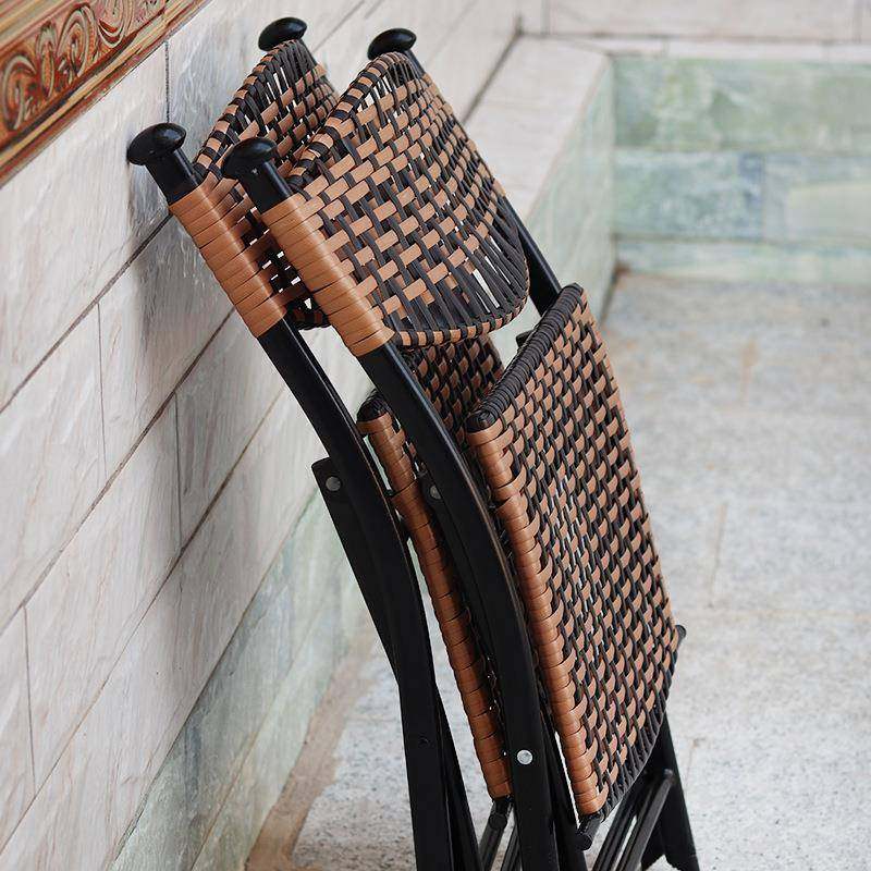简约折叠藤椅家用花园户外靠背椅子生产可折叠便携式野餐藤编凳子,淘宝优惠券,粉丝福利购,淘宝优惠卷