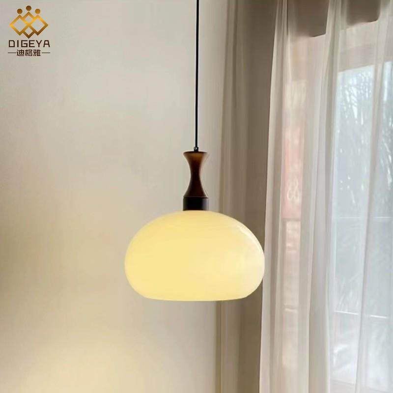 创意现代简约包斯豪中古木艺实木吊灯胡桃木名宿卧室床头阳台吊灯,淘宝优惠券,粉丝福利购,淘宝优惠卷