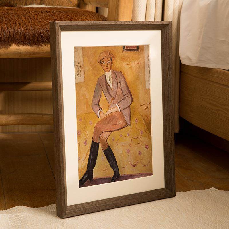 实木大相框挂墙A3营业执照4K素描装裱画框外框拼图框制做任意尺寸,淘宝优惠券,粉丝福利购,淘宝优惠卷