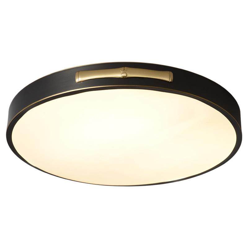 【竹韵】新中式全铜吸顶灯轻奢设计师玄关过道卧室阳台吸顶灯 - 图3