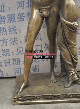 纯铜人物摆件男女铜像古罗马士兵摆件