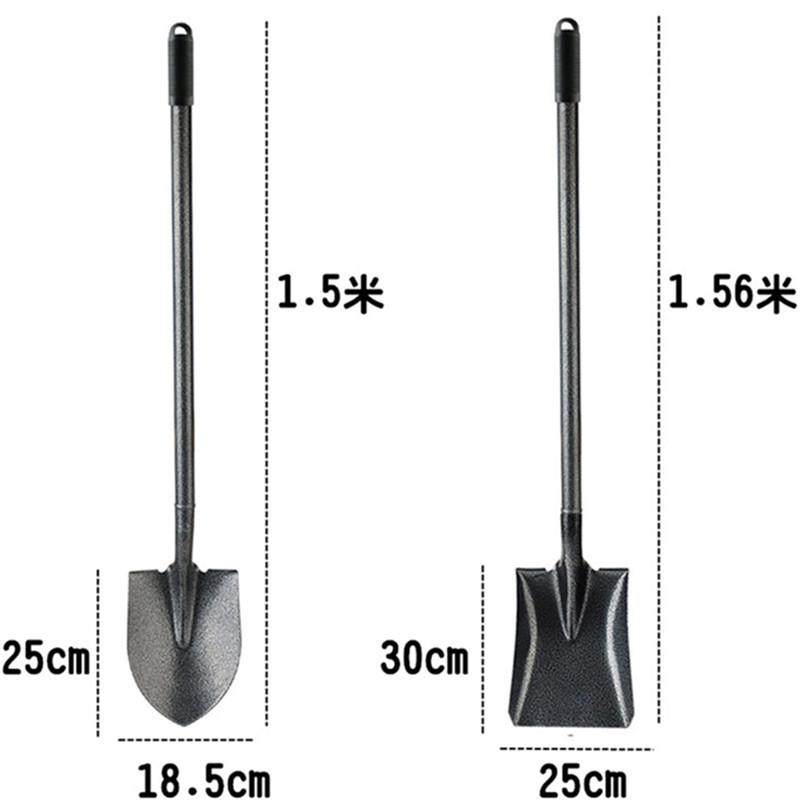 连体钢锹 农用铁铲铁锹种菜 挖土钢铲 园艺园林工具加长1.5米铲子,淘宝优惠券,粉丝福利购,淘宝优惠卷