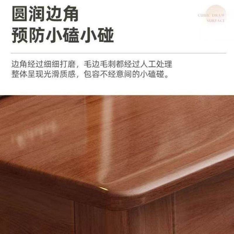 实木书桌小户型卧室长条办公桌超窄书桌中小学生学习桌简约办公桌 - 图1