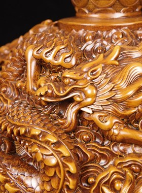 九转乾坤摆件招财龙鼎中式客厅老板D办公室开业工艺品店铺开业礼