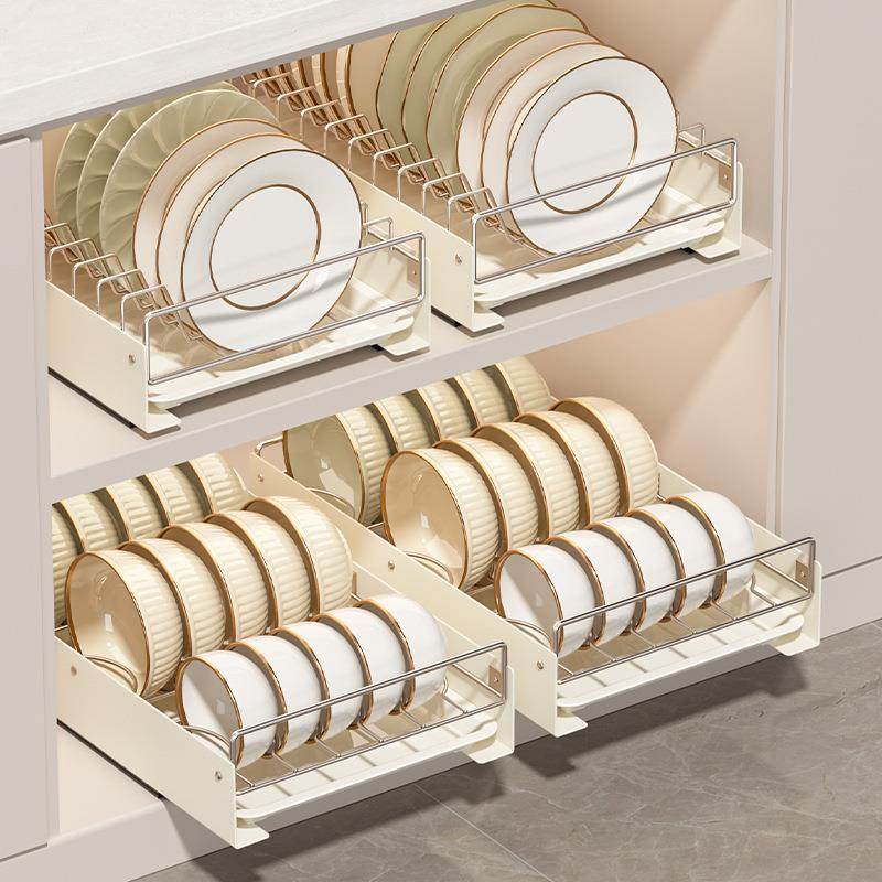 厨不锈钢碗TTqufxqf碟纳架橱柜内抽拉式沥收水碗架房盘子物置架抽,淘宝优惠券,粉丝福利购,淘宝优惠卷