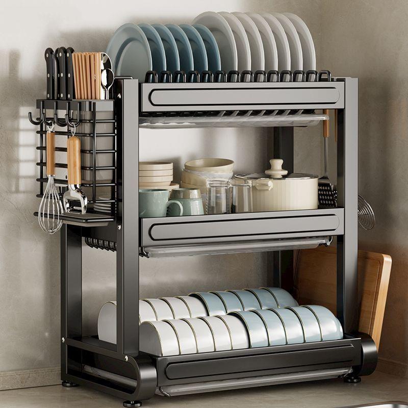 厨房置物架收碗碗盘收纳架沥水架碟用新家款放碗架碗筷纳盒ZFL碗 - 图2