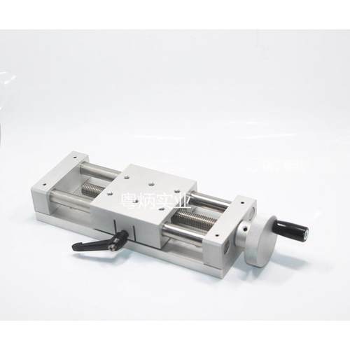 米思米款 XKST50 100 给进丝杆型 重载型 简易调整滑台 微调平台 - 图0